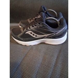 Saucony Womens‎ Cohesion 14 Black Pink Size 10 Wide Athletic Running Shoes